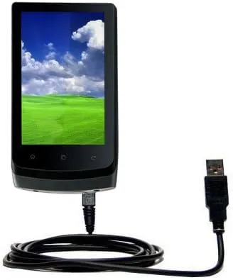 USB Data Hot Sync Straight Cable for The Cowon D3 with Charge Function – Two Functions in one Unique TipExchange Enabled Cable