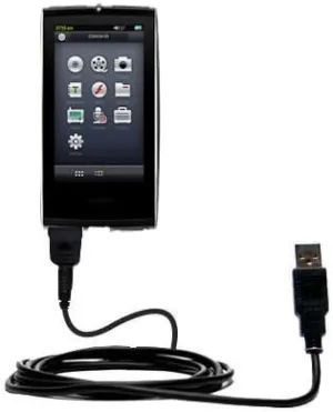 USB Data Hot Sync Straight Cable for The Cowon S9 with Charge Function – Two Functions in one Unique TipExchange Enabled Cable