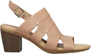 VANELi Womens Mayo Block Sling Back Casual Sandals Casual Mid Heel 2-3" - Brown
