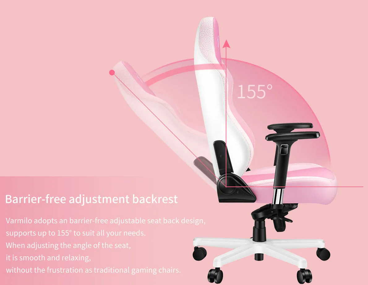 Varmilo Sakura Racing Chair Gaming Style Adjustable