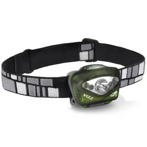 Vizz Headlamp w-LED, Green, 205 lm