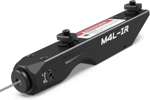 Votatu M4L- IR Laser Sight for Rifle Compatible with M-Lok Rail, Ultra Low-Profile Tactical Infrared Laser with Strobe Function Magnetic Rechargeable