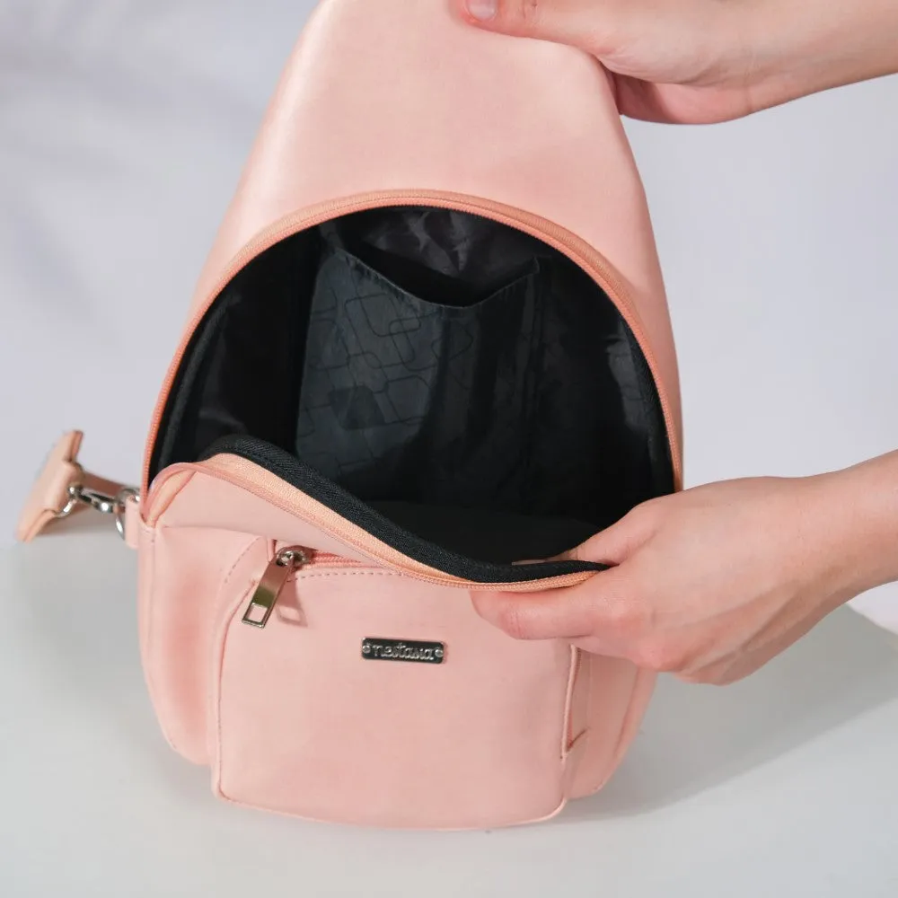 Voyager One Shoulder Cross Body Bag Pink
