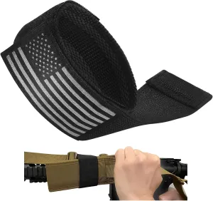 Warbull Magnetic Sentry Strap Retainer Band, Quick Access Rifle Sling Strap, Adjustable Sling Keeper Retention Band, Ideal Gift as Gun Accessories for Rifle, Shotgun, Hunting, Shooting