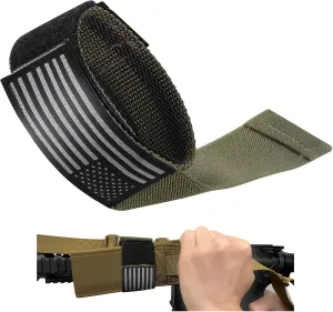 Warbull Magnetic Sentry Strap Retainer Band, Quick Access Rifle Sling Strap, Adjustable Sling Keeper Retention Band, Ideal Gift as Gun Accessories for Rifle, Shotgun, Hunting, Shooting