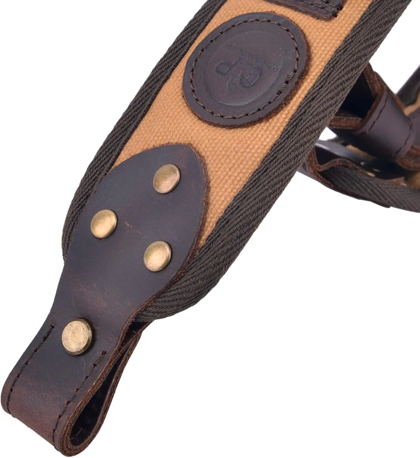 WAYNE'S DOG Leather 12 Gauge Shotgun Shell Holder Sling, Canvas 12Ga Shotshell Shoulder Straps