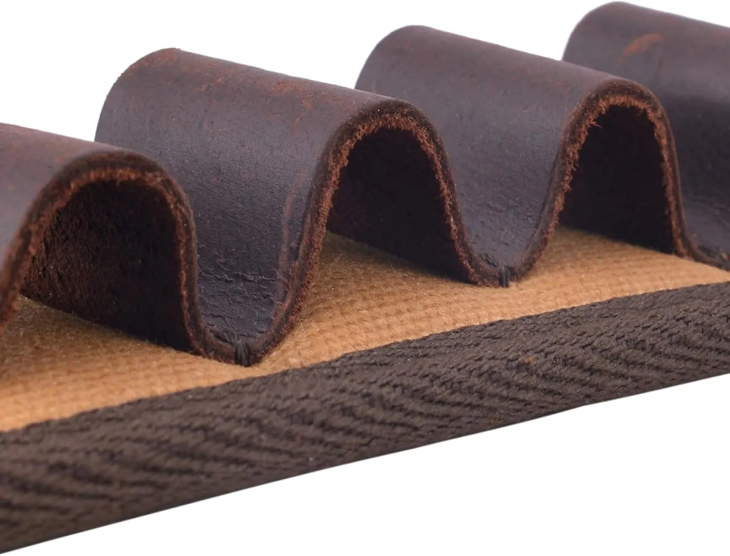 WAYNE'S DOG Leather 12 Gauge Shotgun Shell Holder Sling, Canvas 12Ga Shotshell Shoulder Straps