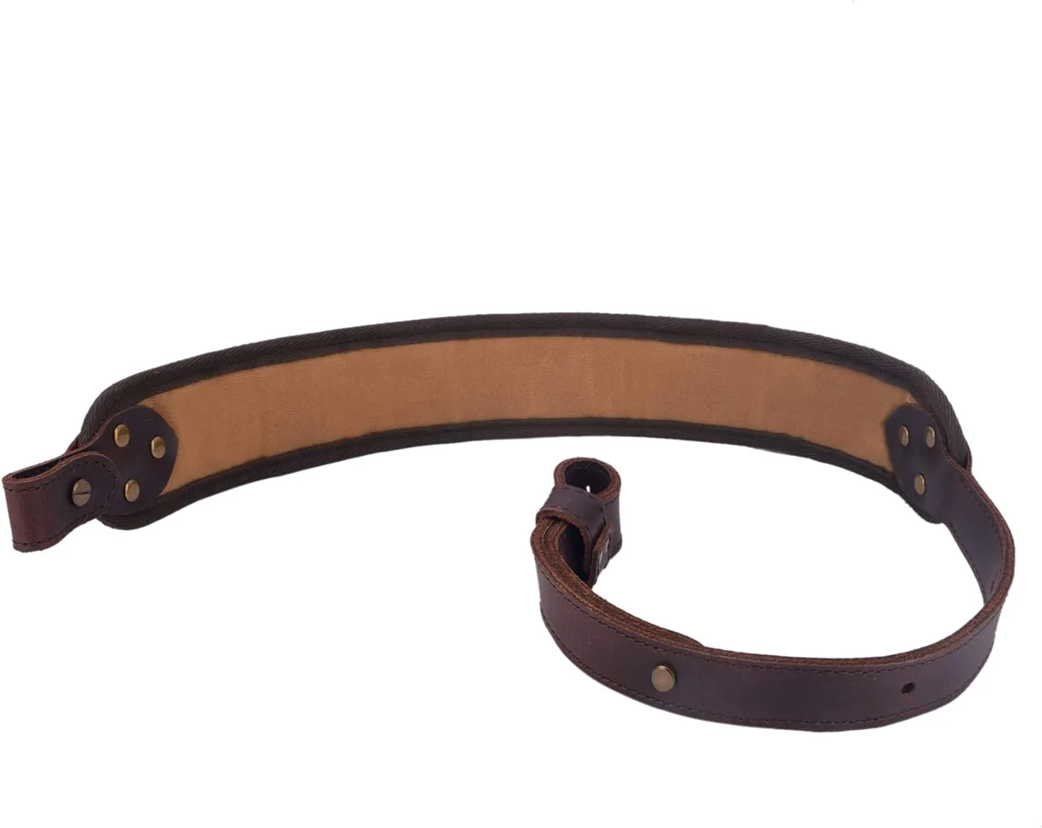 WAYNE'S DOG Leather 12 Gauge Shotgun Shell Holder Sling, Canvas 12Ga Shotshell Shoulder Straps