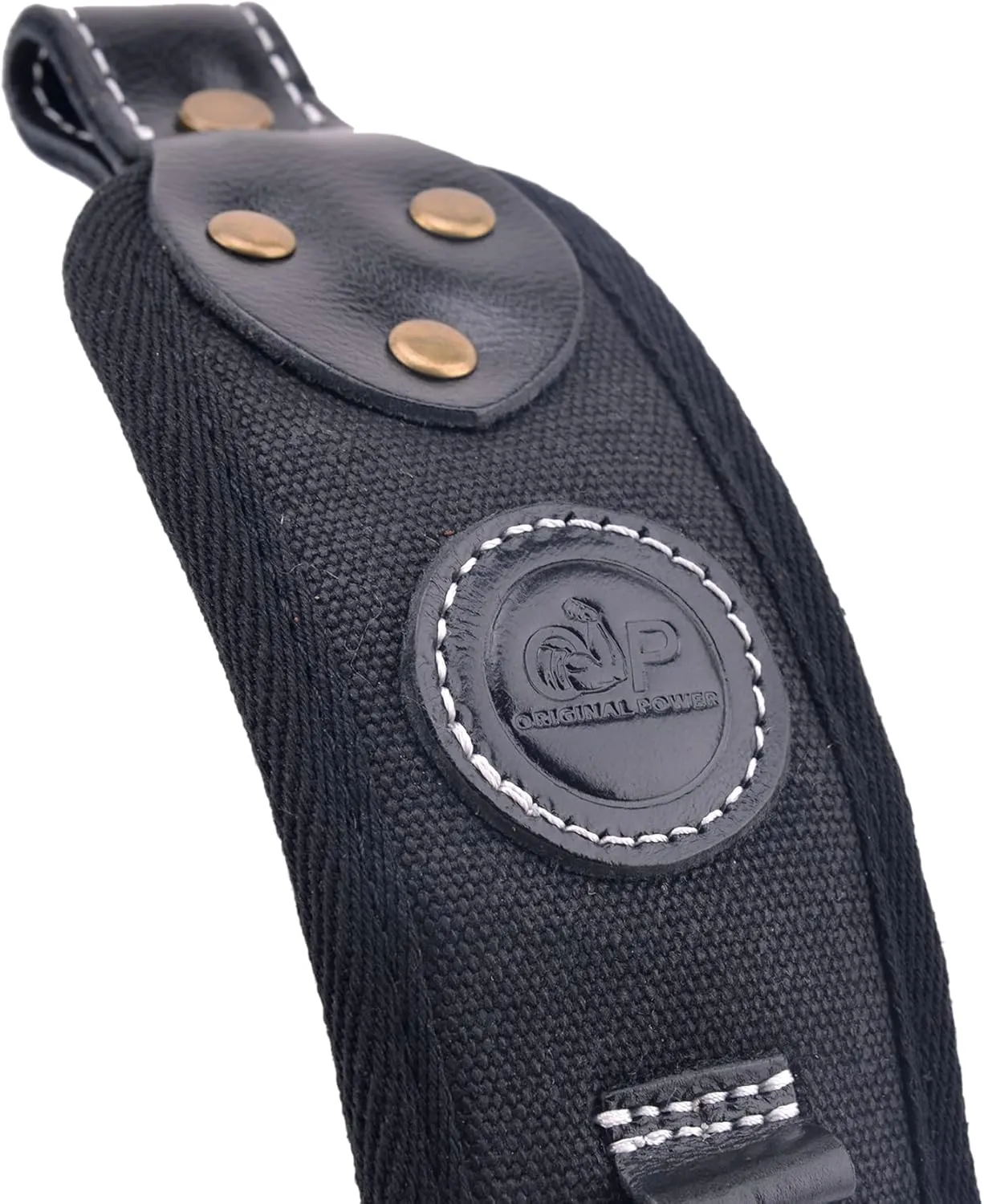 WAYNE'S DOG Leather Rifle Shell Holder Sling for 17HMR, .22LR, .22MAG., Padded Canvas Gun Shoulder Straps