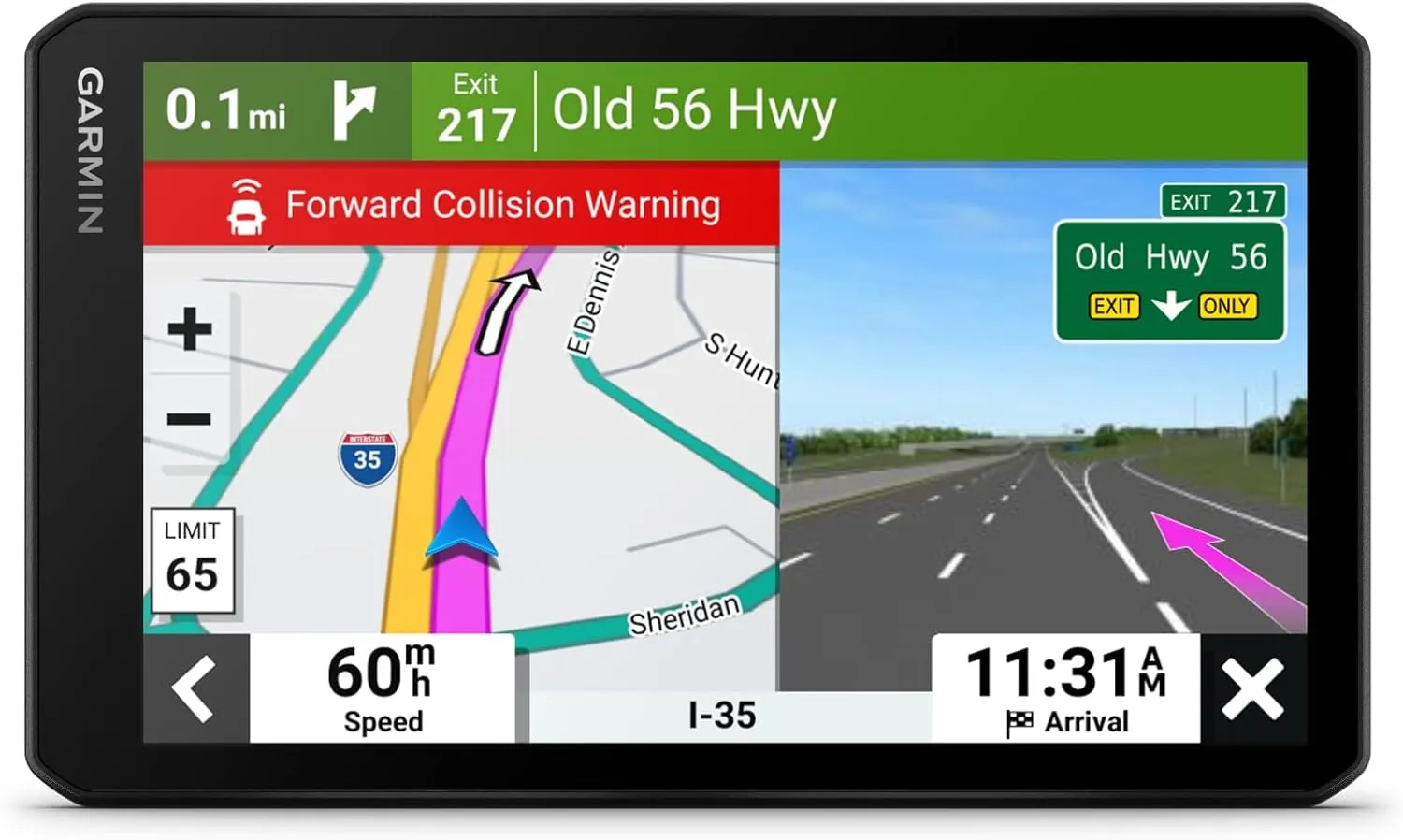 Wearable4U - Garmin RV Cam 795, Large, Easy-to-Read 7 GPS RV Navigator, Built-in Dash Cam, Automatic Incident Detection, Custom RV Routing with Power Pack Bundle