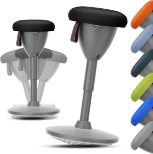 Wobble Stool Standing Desk Stool, Height Adjustable Stool 19-27 inch, Encourage Good Posture, Non-Slip Base, Ergonomic Standing Desk Chair for Office Desks and Classrooms