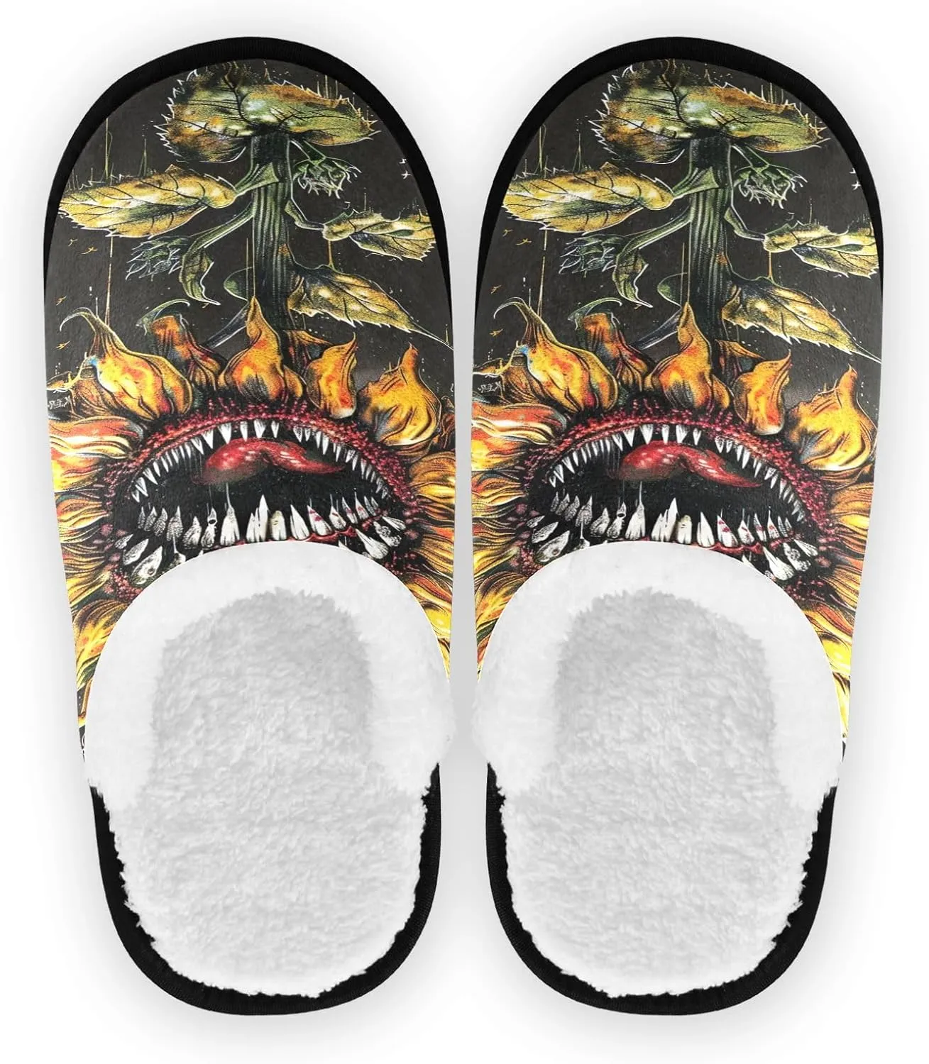 Womans House Slippers, a Psychedelic Dreamscape with Swirling Colors Soft Spa Slippers, Comfy Hotel Slippers House Slippers for Women