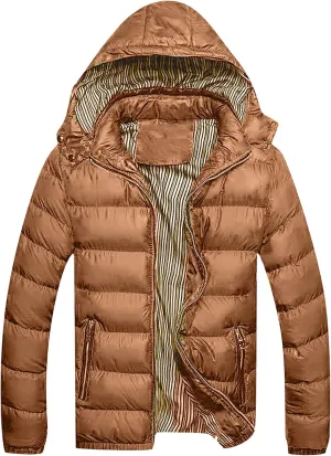Ymosrh Men's Packable Puffer Jacket Down Alternative Jacket Waterproof Winter Bubble Coats Jackets, M-5XL