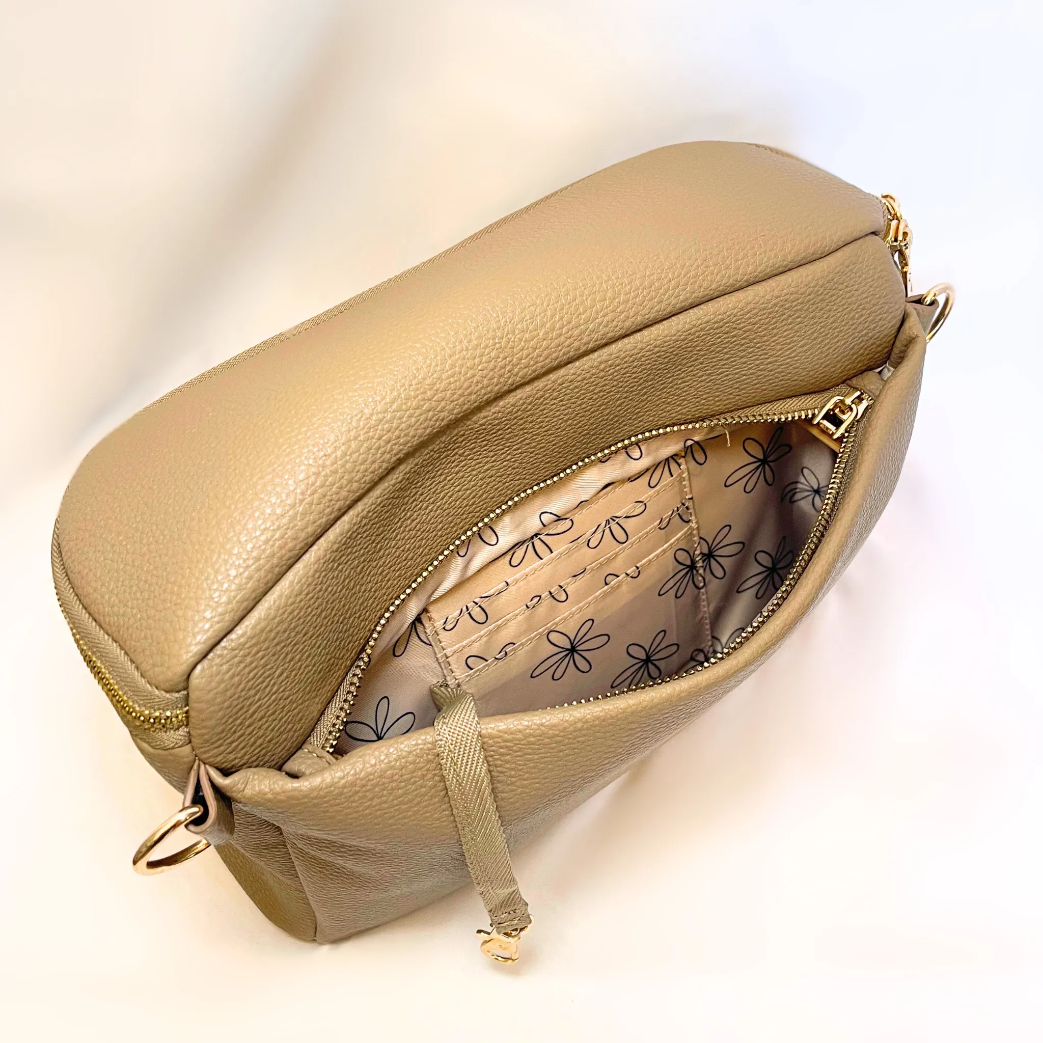 Zoey Crossbody Bag-Brown   Strap