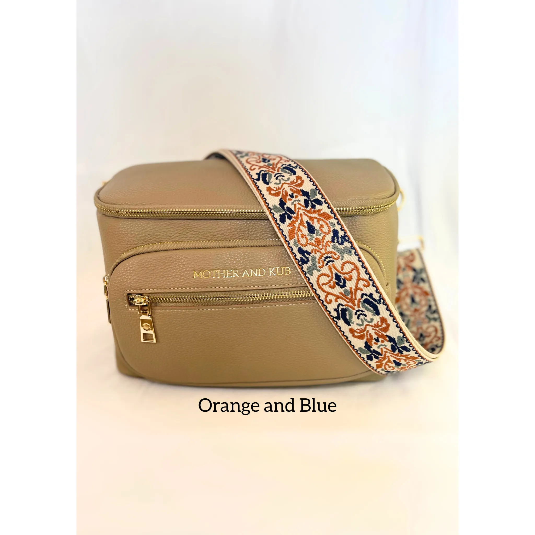 Zoey Crossbody Bag-Brown   Strap