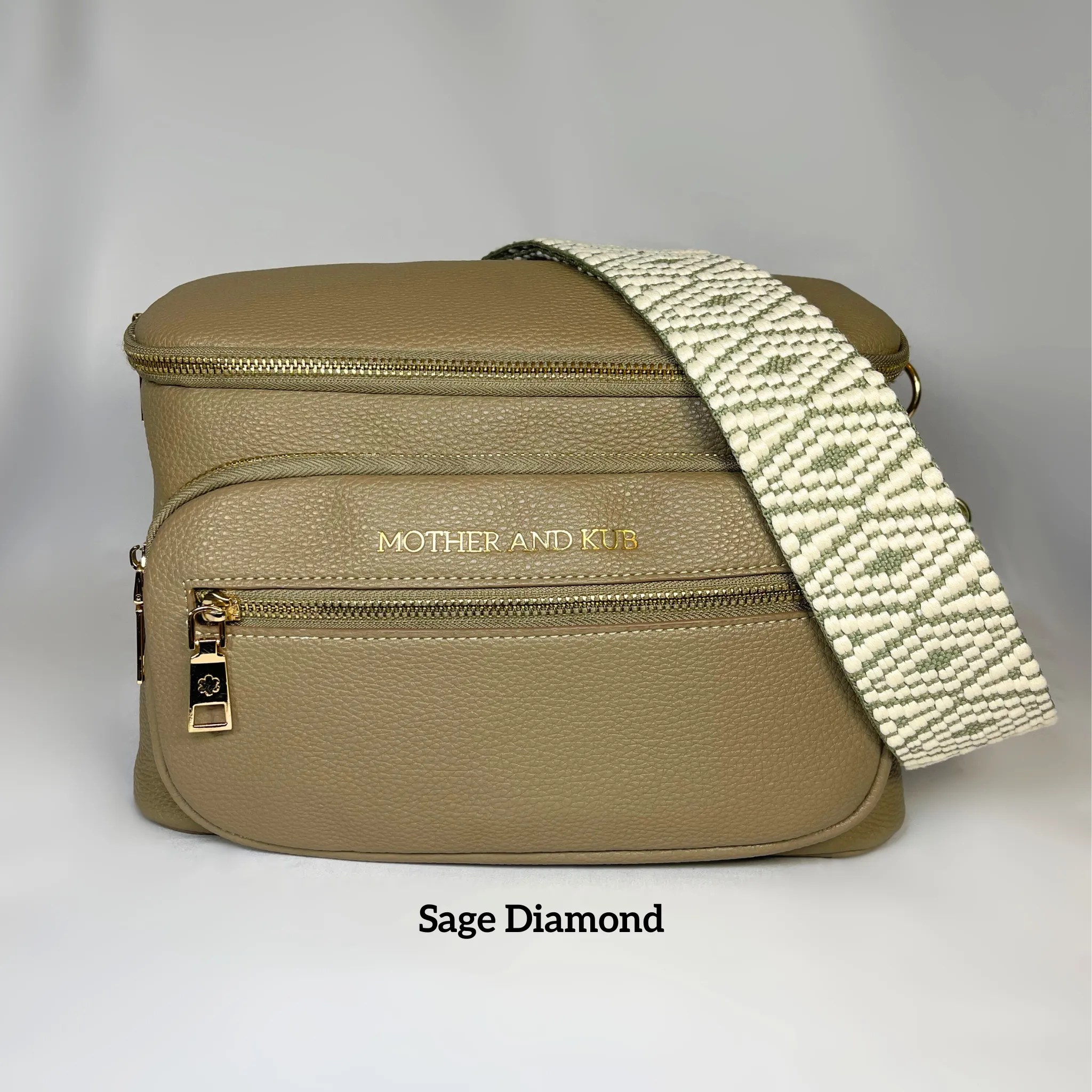 Zoey Crossbody Bag-Brown   Strap
