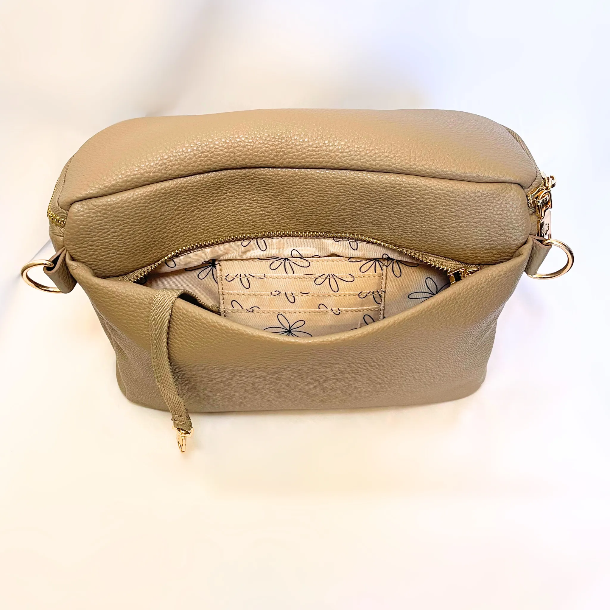 Zoey Crossbody Bag-Brown   Strap