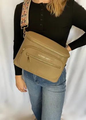 Zoey Crossbody Bag-Brown   Strap