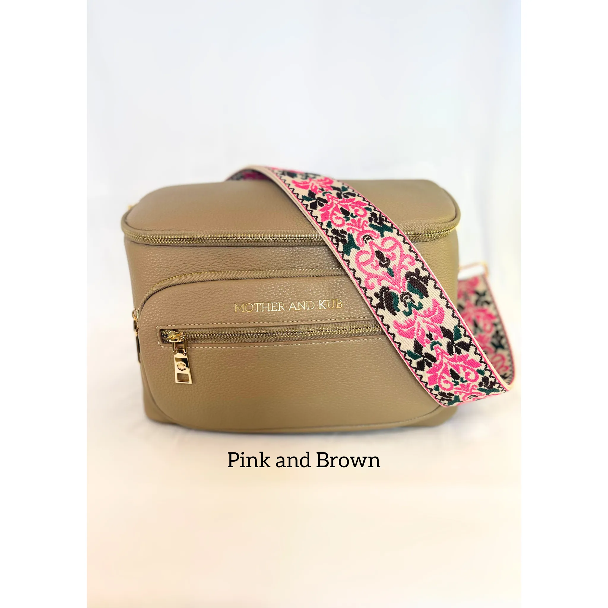 Zoey Crossbody Bag-Brown   Strap
