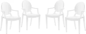 Zuo Modern 106102 Anime Dining Chair, (Set of 4)