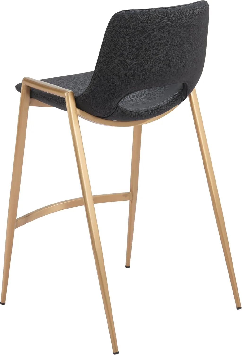 Zuo Modern Counter Chair Set, Black, Gold