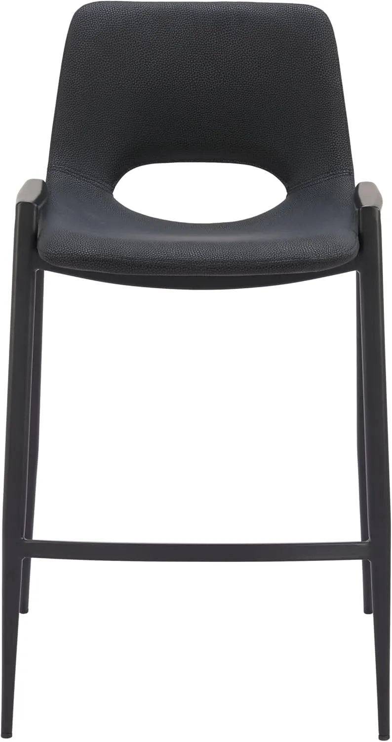 Zuo Modern Counter Chair Set, Black