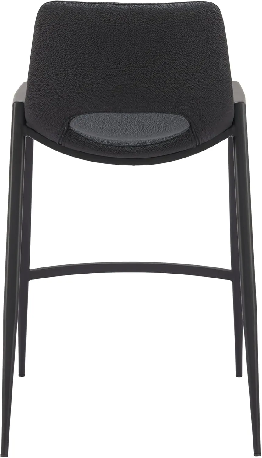 Zuo Modern Counter Chair Set, Black