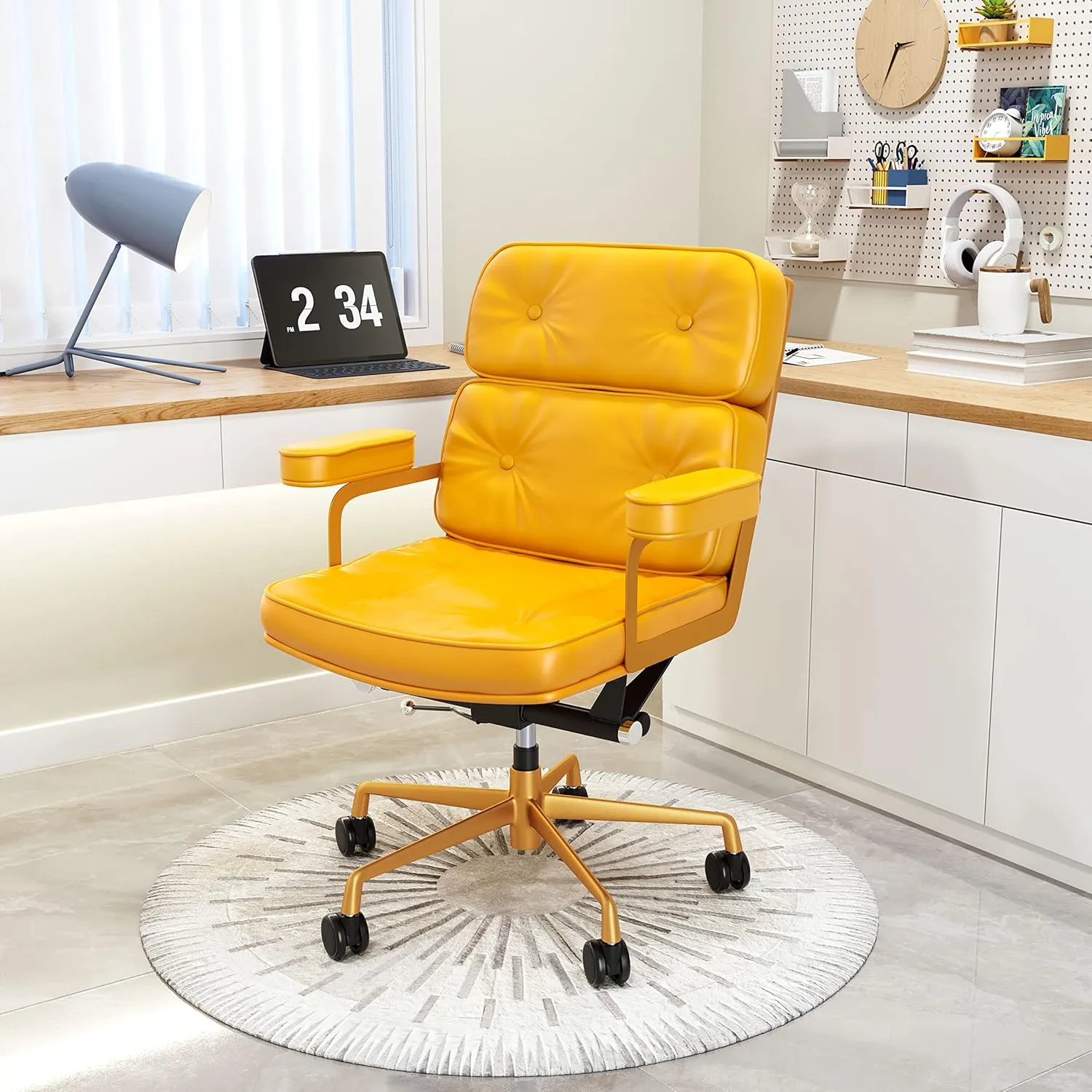 Zuo Modern Smiths Office Chair Yellow