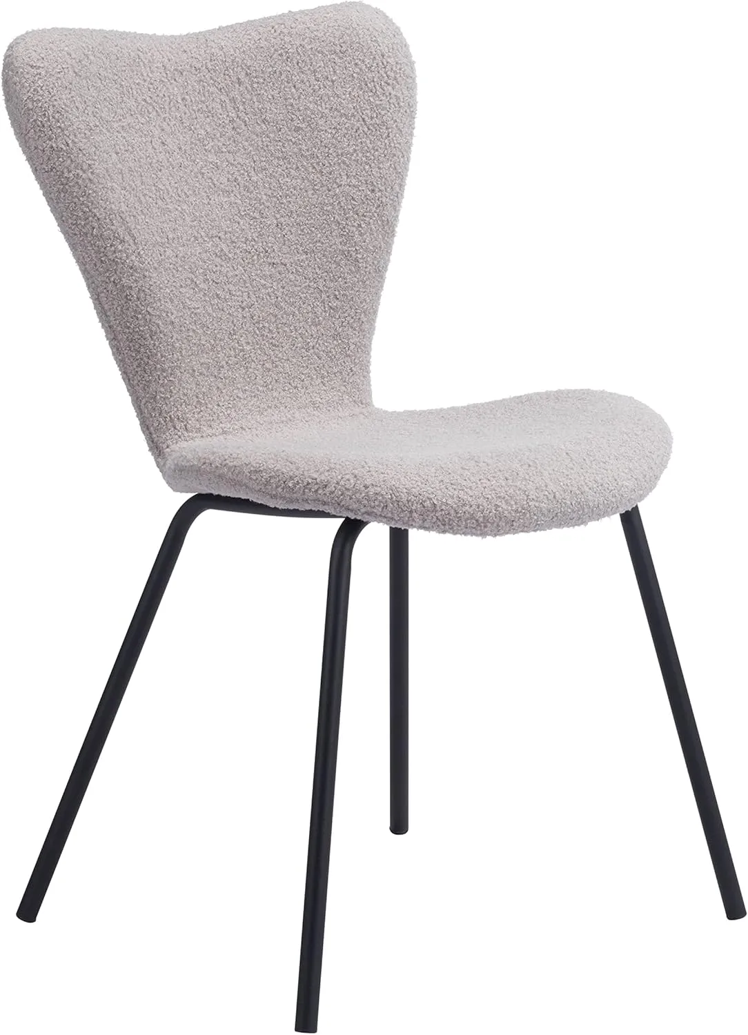 Zuo Modern Thibideaux Dining Chair (Set of 2) Light Gray