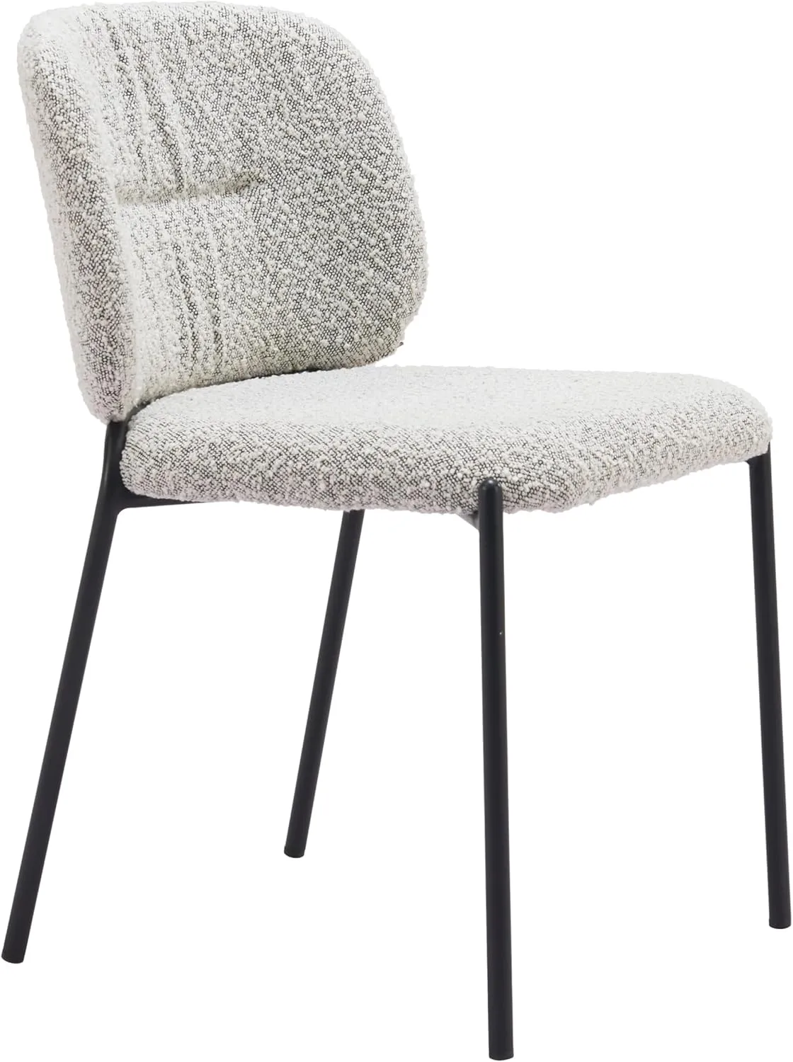 Zuo Plat Dining Chair (Set of 2) Gray