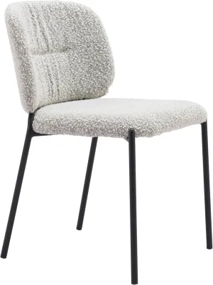 Zuo Plat Dining Chair (Set of 2) Gray